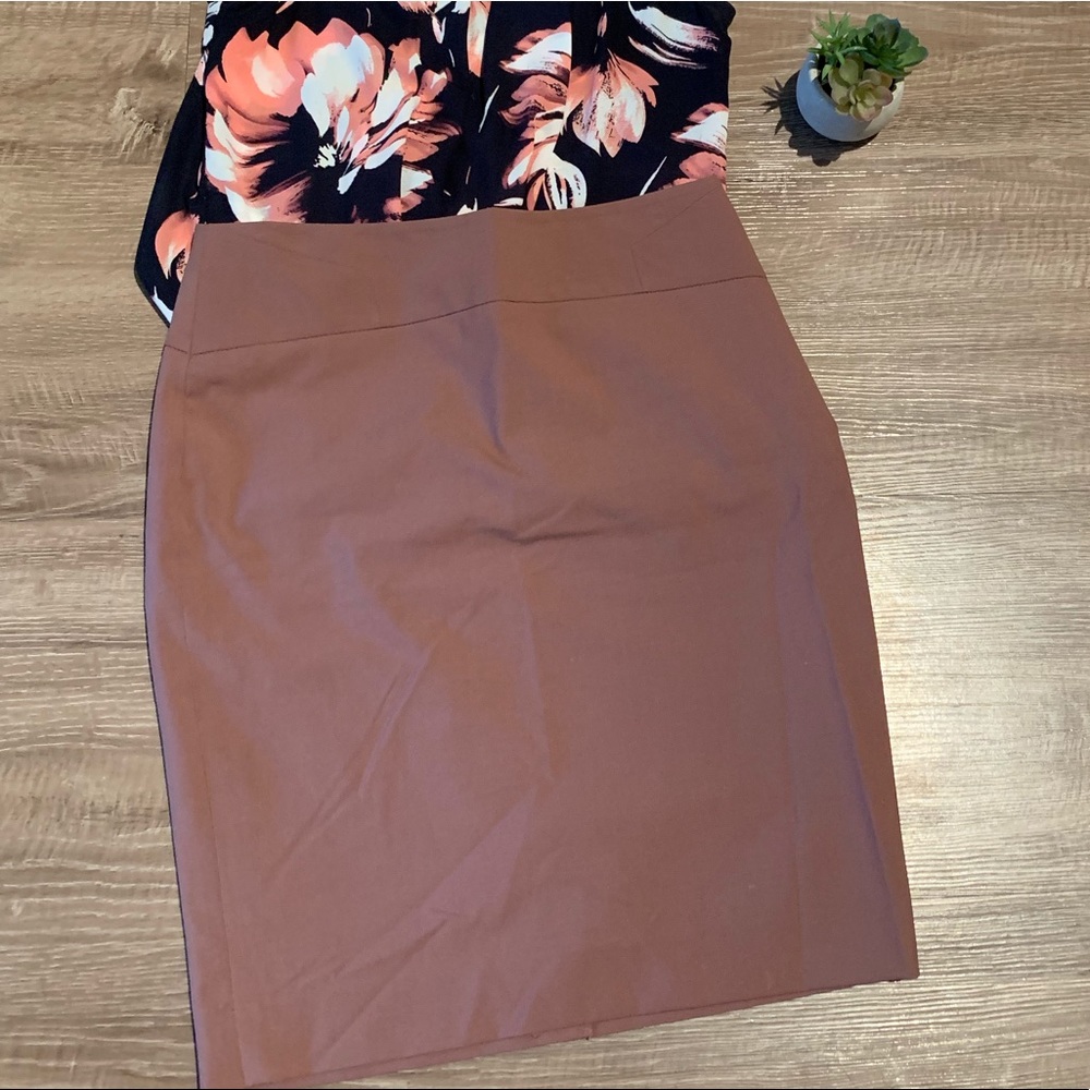 The Limited Mauve Pencil Skirt size 2